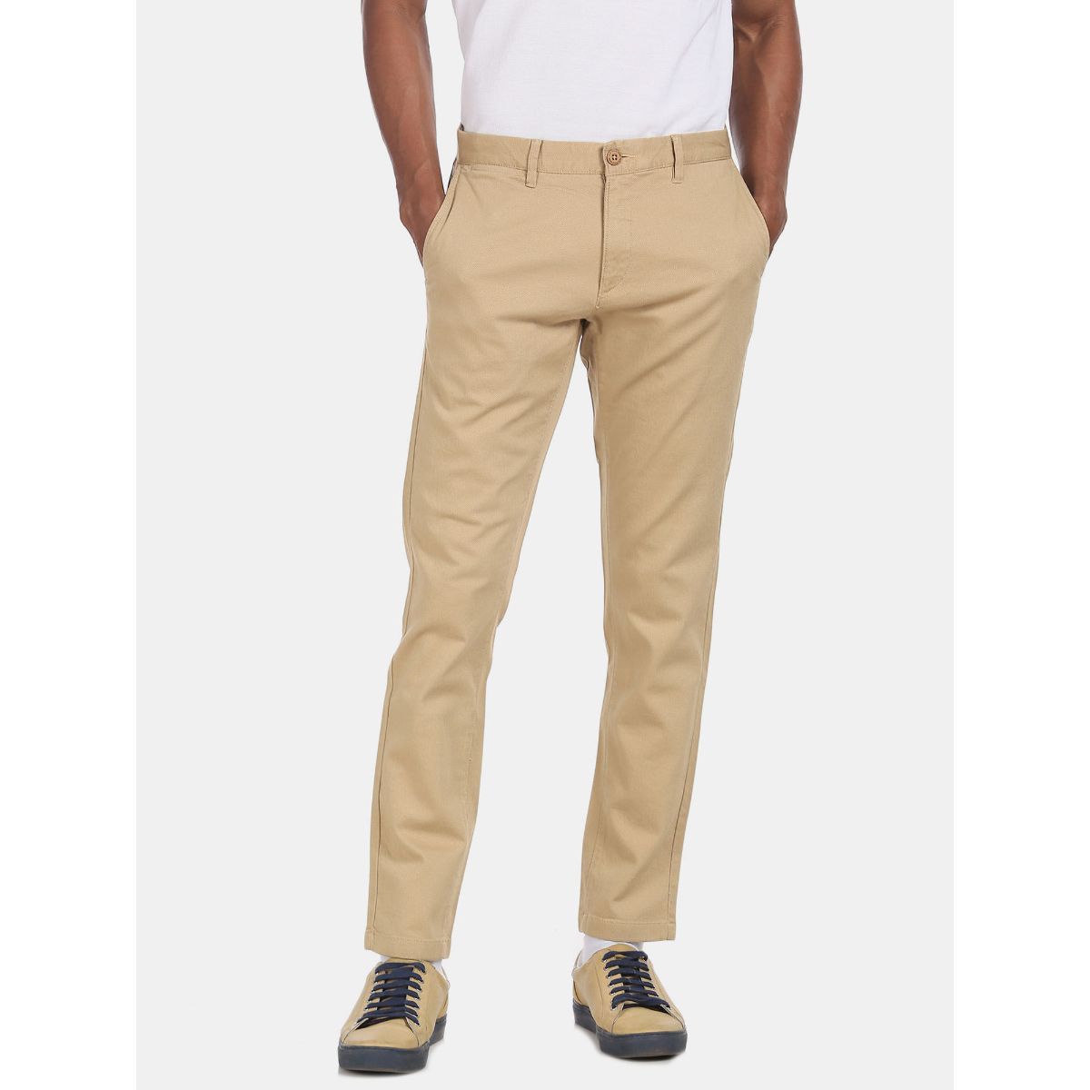 US POLO ASSN Mid Rise Solid Casual Trousers Buy US POLO ASSN Mid  Rise Solid Casual Trousers Online at Best Price in India  NykaaMan