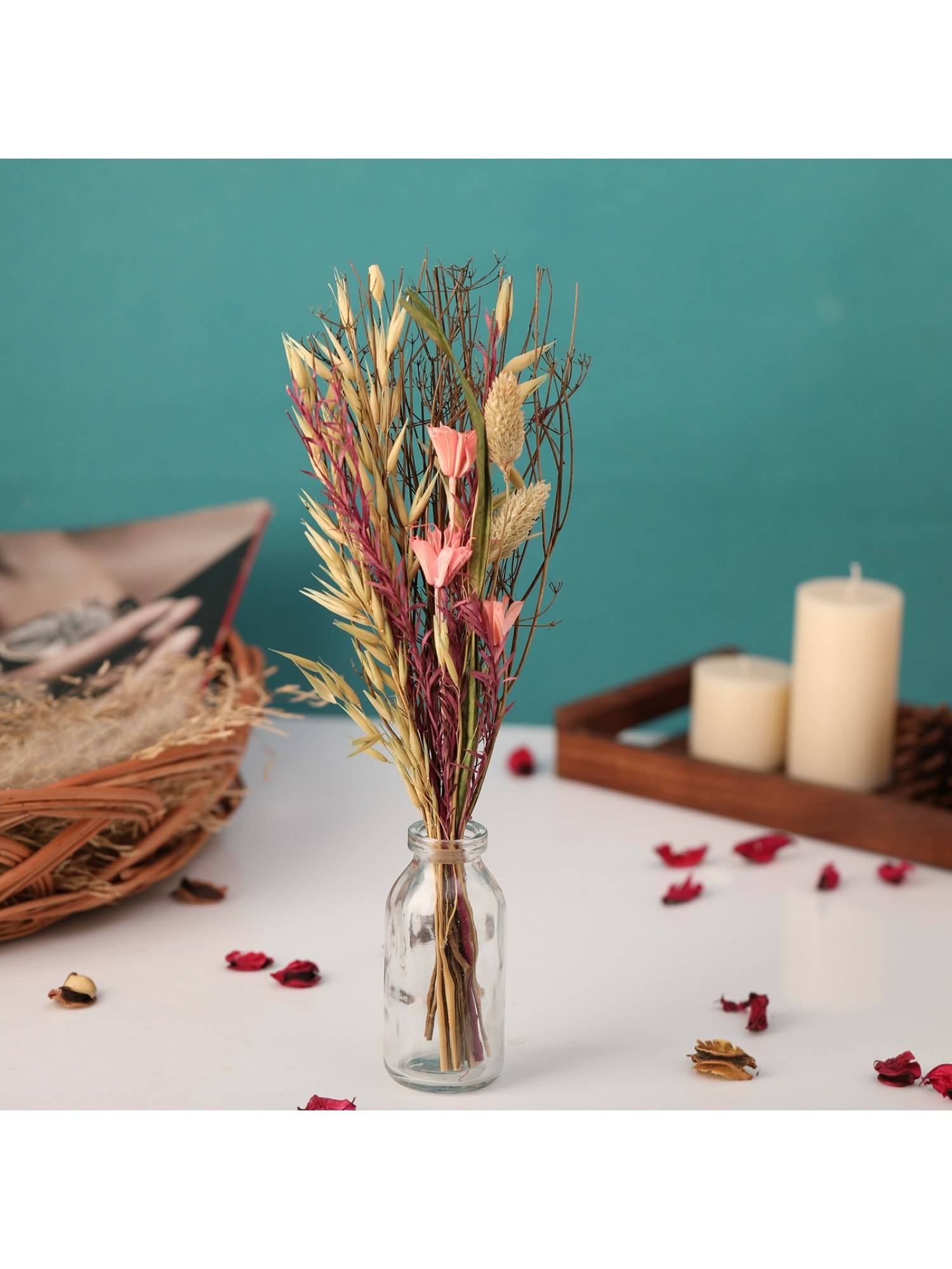 De Maison Decor Liliana Dried Floral Pink Delight
