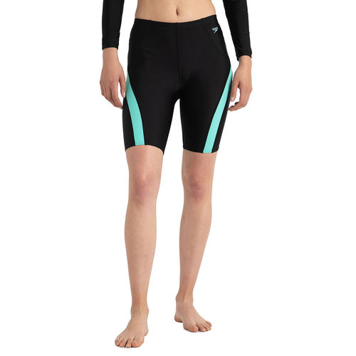 Speedo Women's Endurance10 Sport Mid Shorts Black Arctic Glass (28)