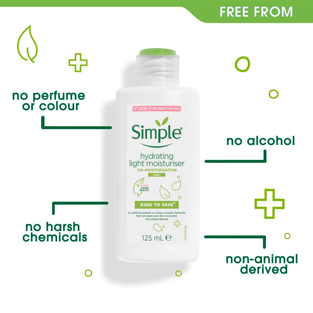 simple light hydrating moisturizer ingredients