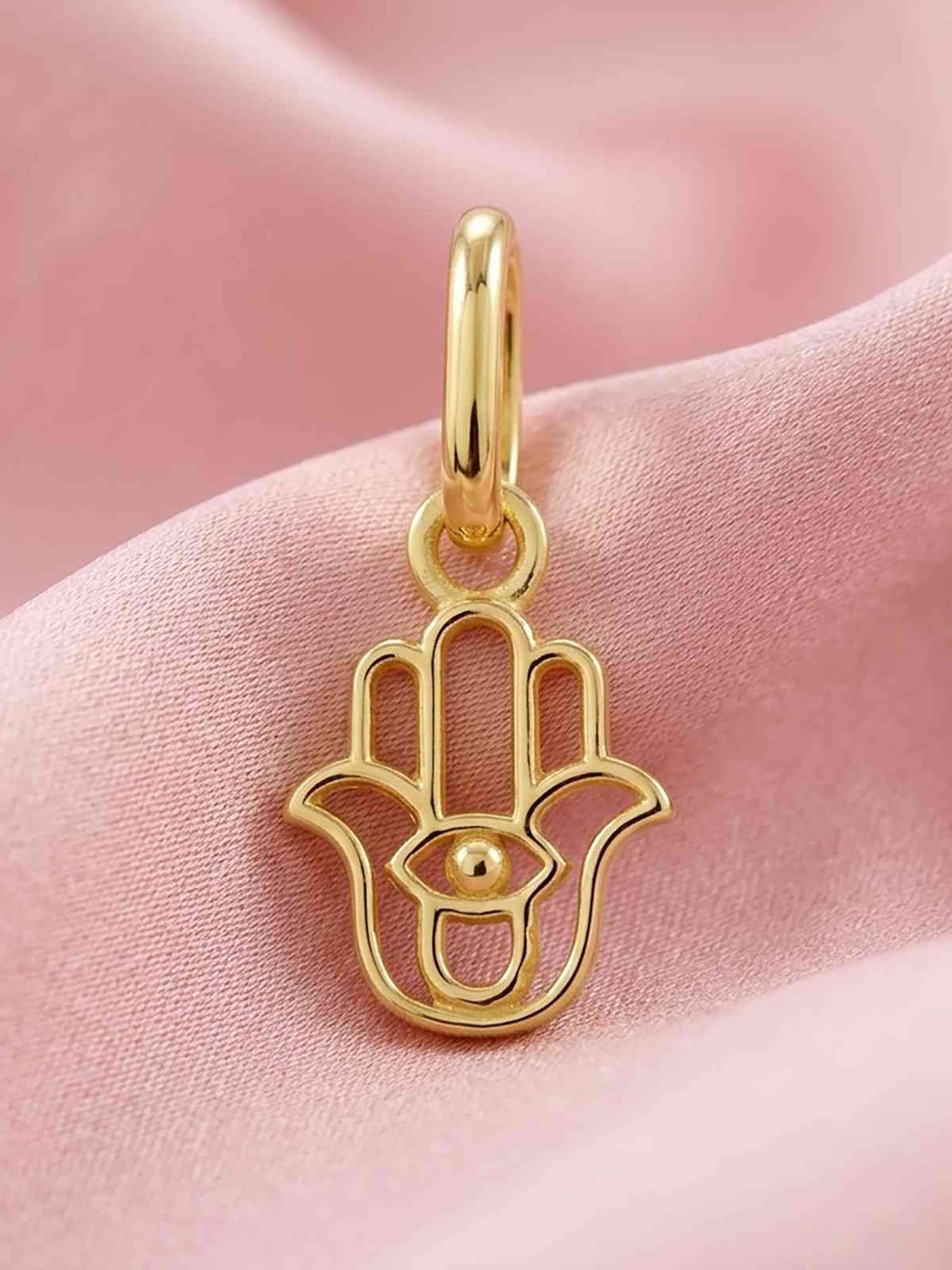 Nishani 925 Silver Hamsa Hand Charm