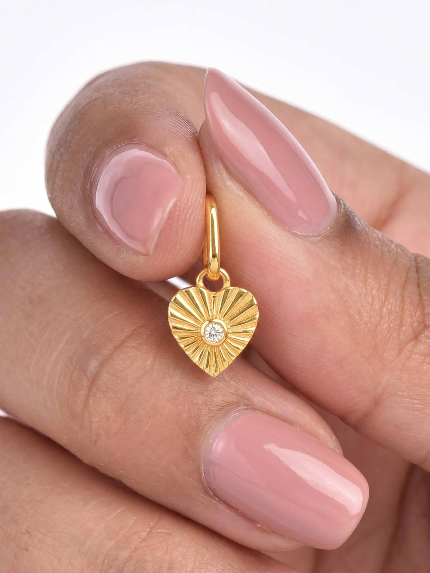 Nishani 925 Silver Heart Charm