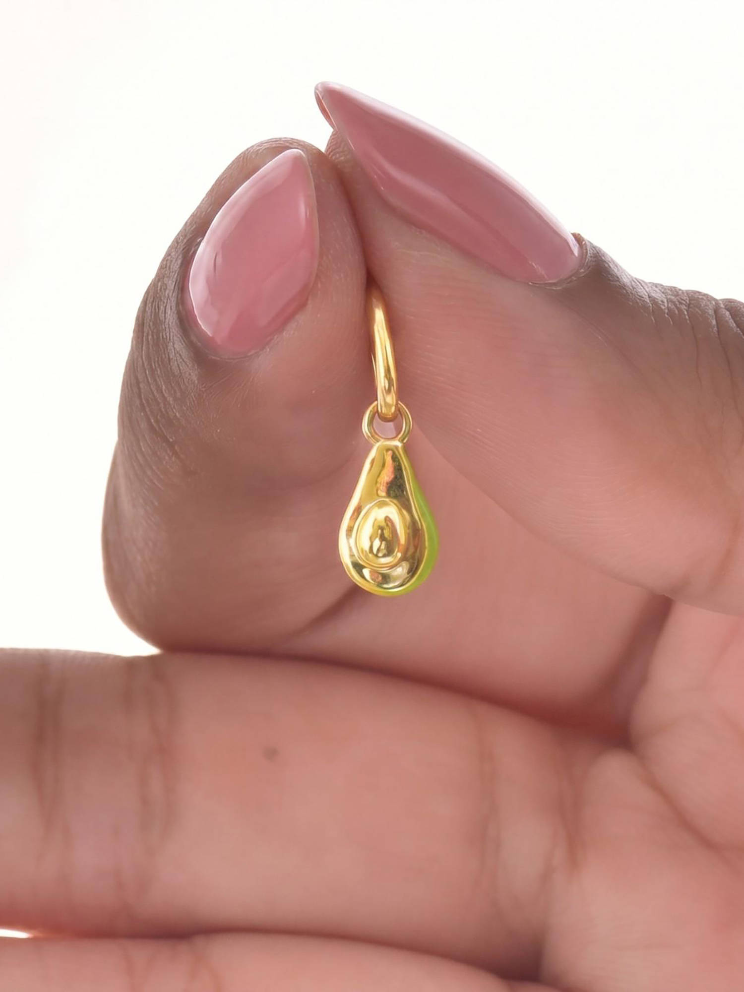 Nishani 925 Silver Avocado Charm