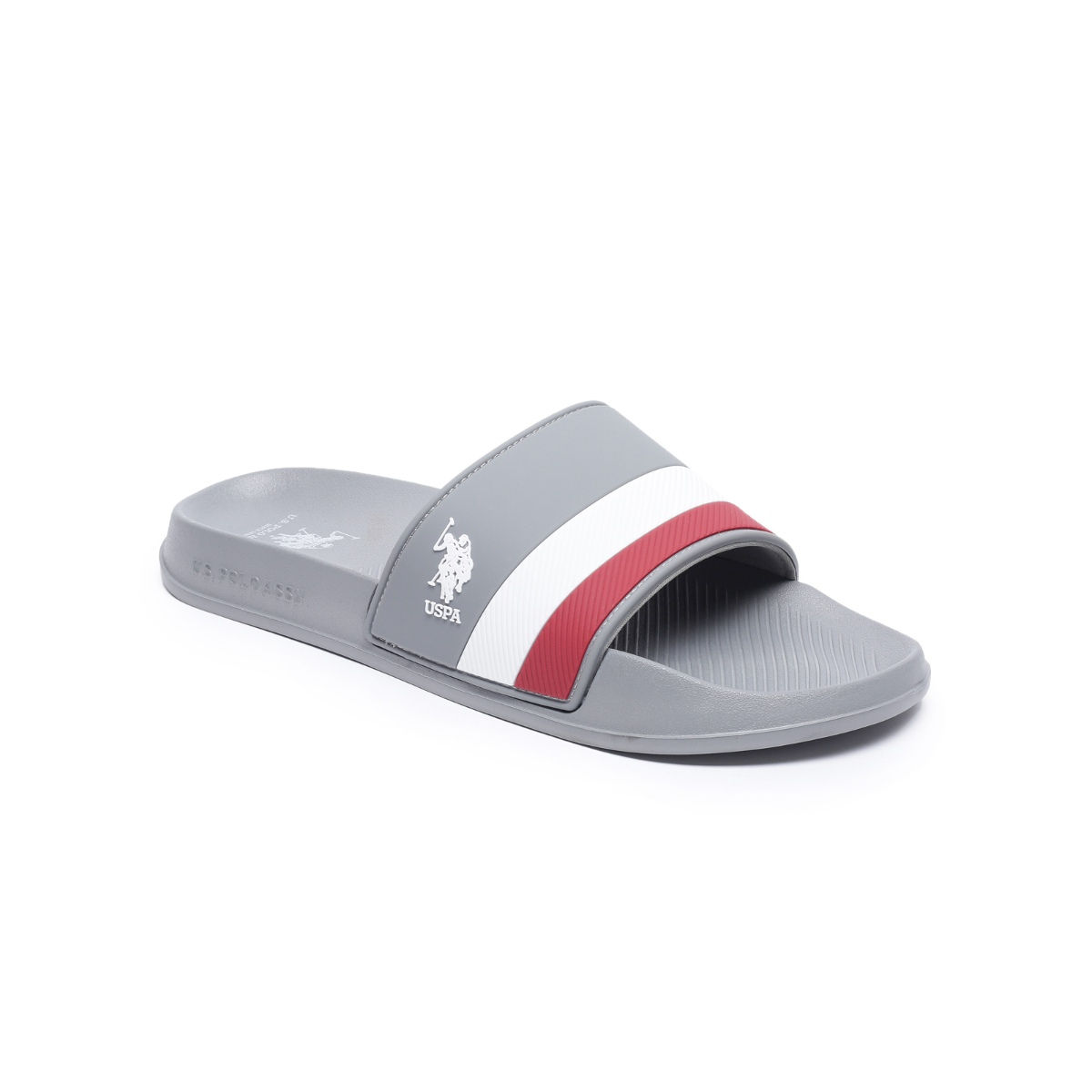 Mens best sale grey sliders