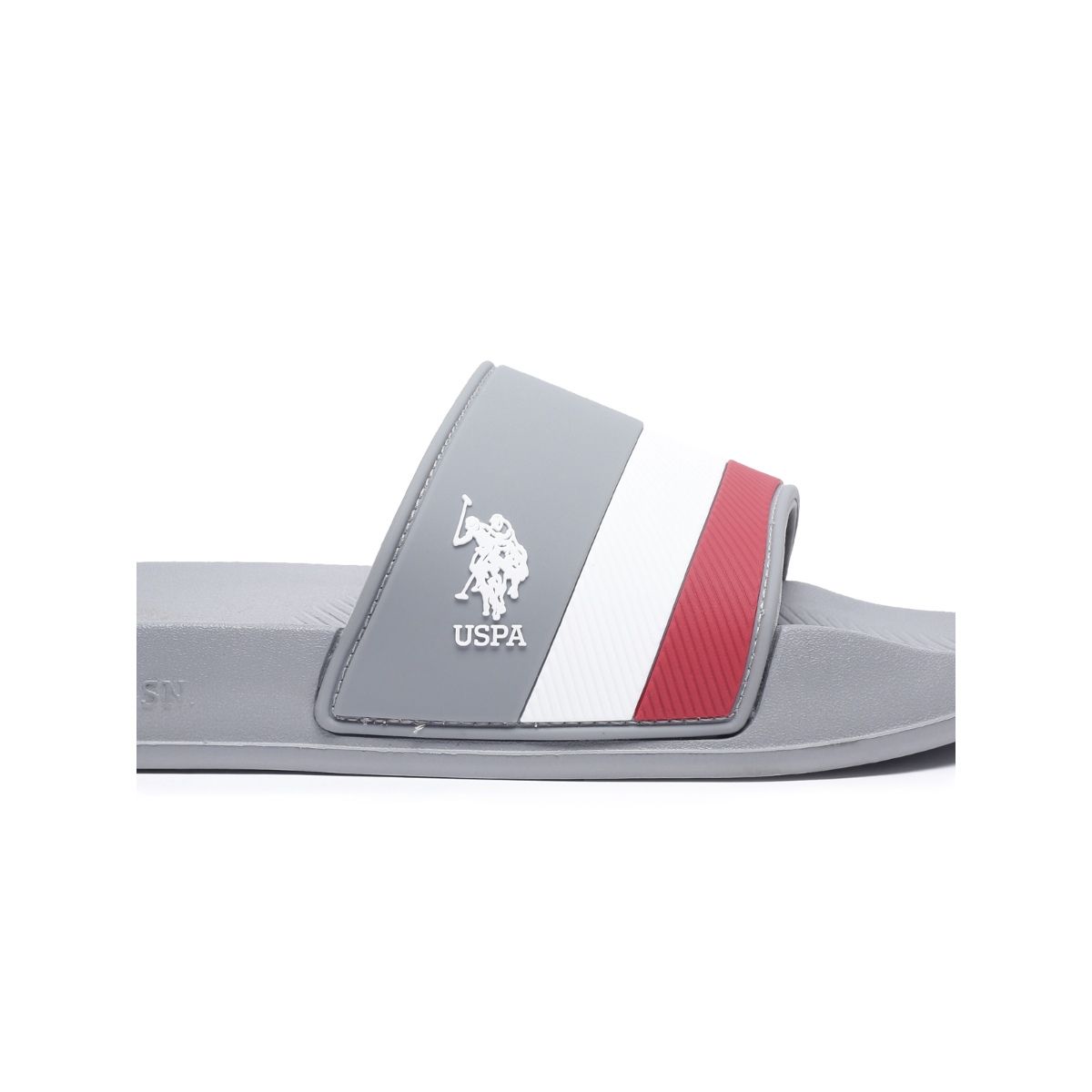 Buy U.S. POLO ASSN. Conex 4.0 Men Casual Colorblock Grey Sliders