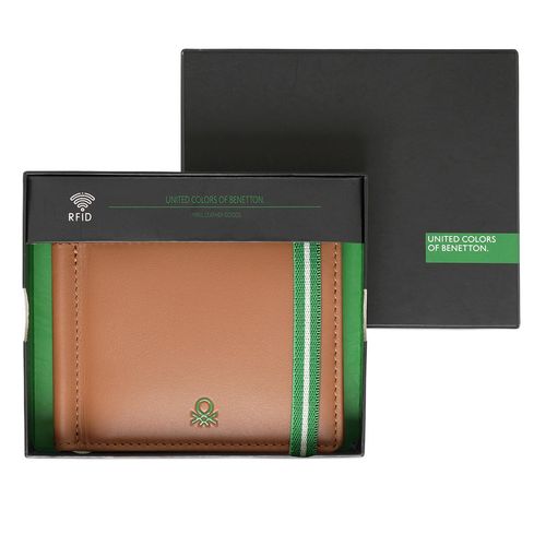 Buy United Colors of Benetton Men Leather RFID Card Slot Money