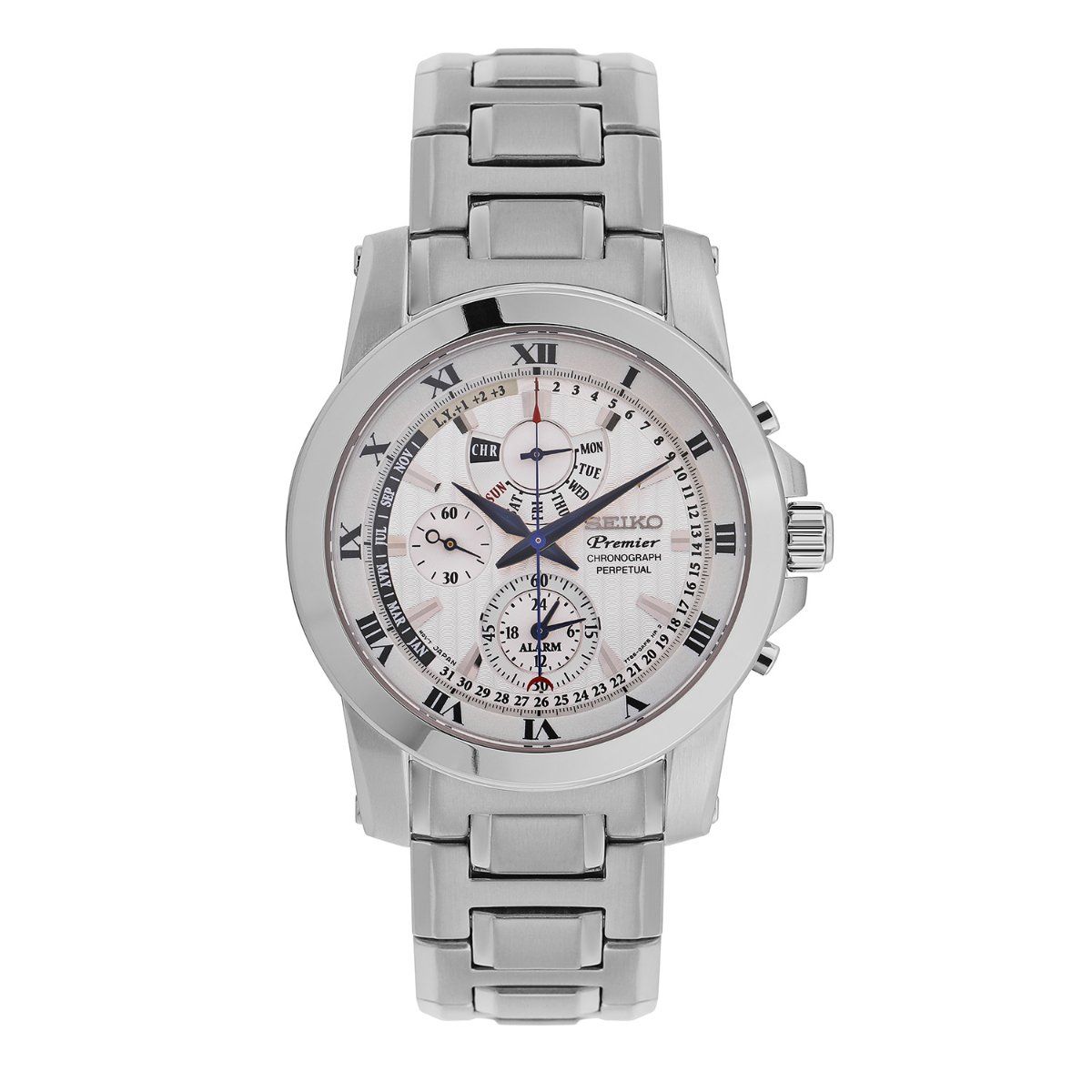 Buy SEIKO Premier Chronograph White Dial Mens Watch Spc159P1 Online