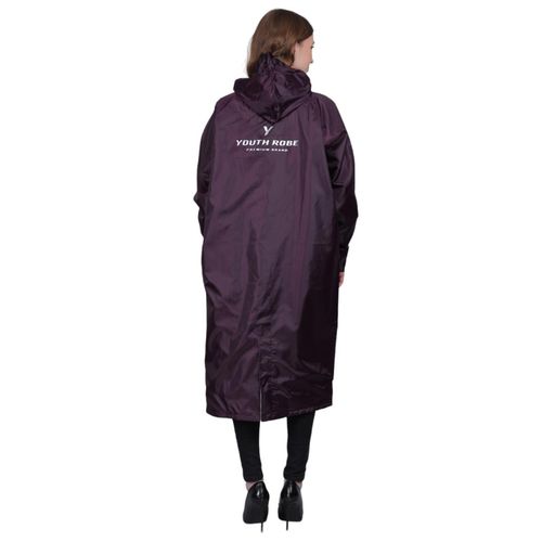Buy YOUTH ROBE Womens Long Waterproof Raincoat with Hood