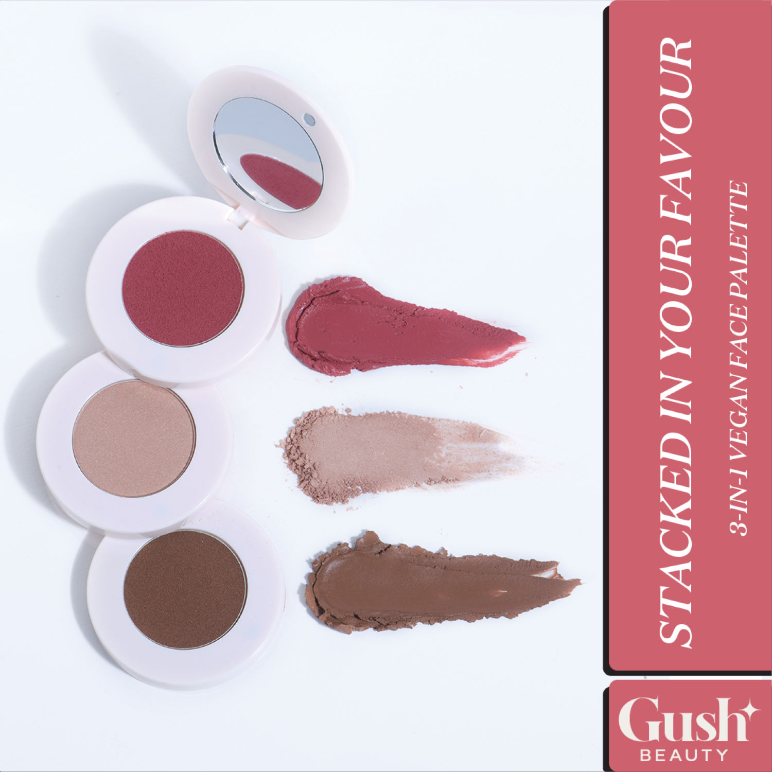 Gush Beauty Stacked In Your Favour Multi-purpose Face Palette - Day In Day Out
