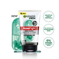 Garnier Men Acno Fight Gentle Cleanser Facewash For Acne-Prone, Sensitive Male Skin