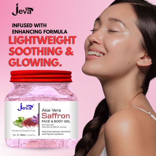 Buy Jeva Aloe Vera Gel with Saffron - Hydrating, Brightening & Skin  Revitalizing Care Online