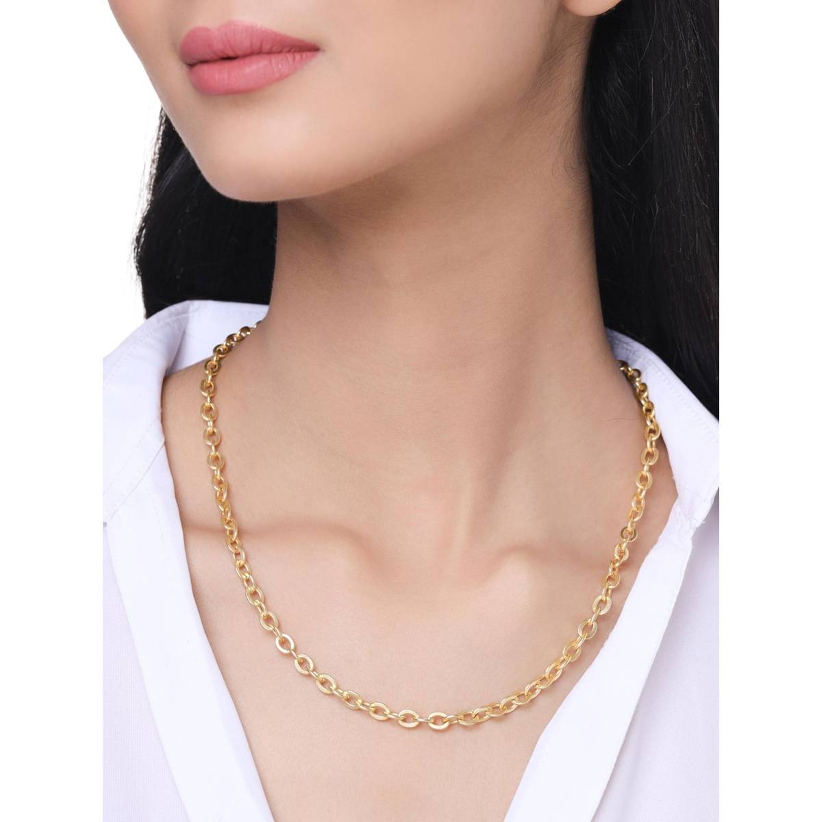 Mitali Jain Mellow Gold Minimal Necklace