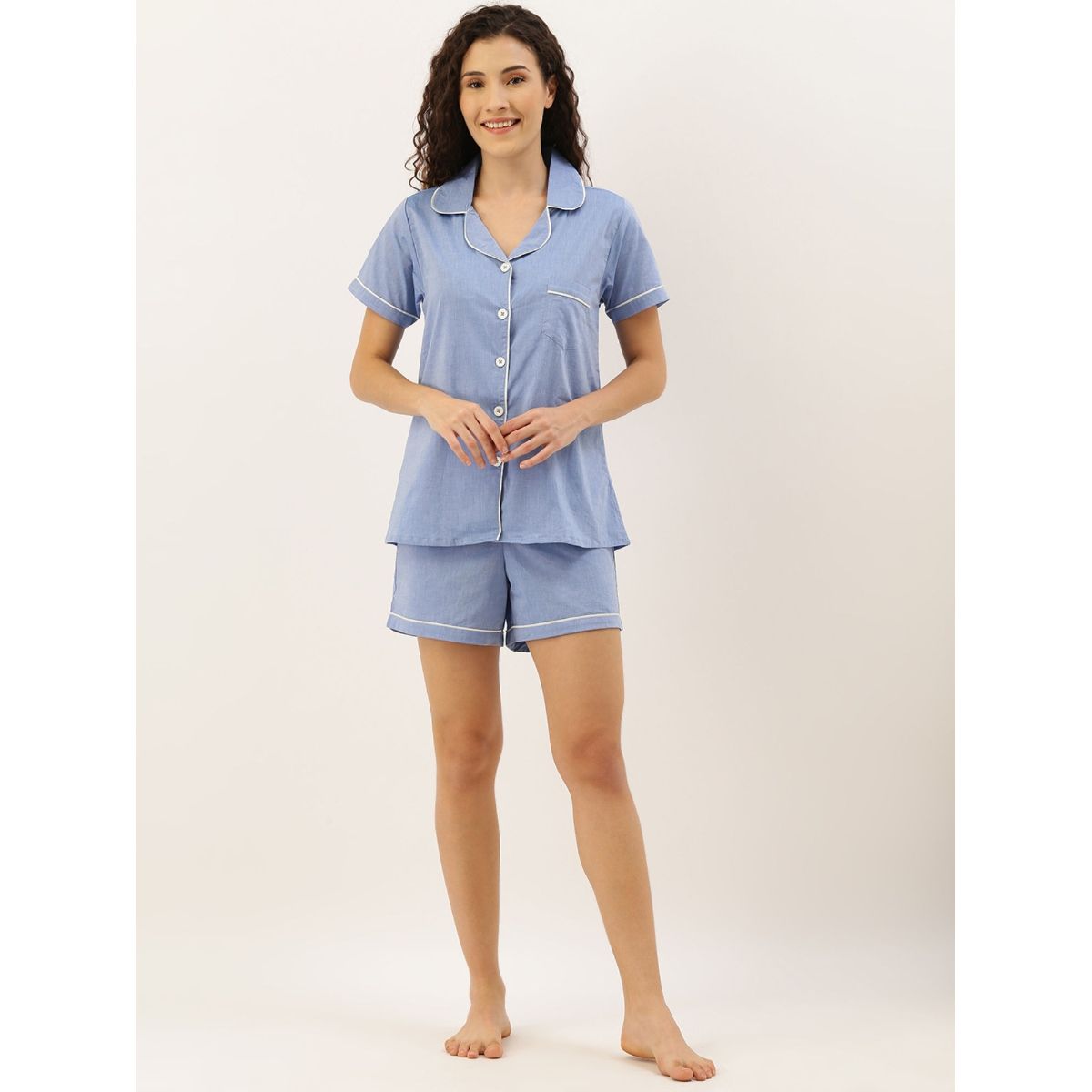 Buy Blue Nightshirts&Nighties for Women by Clt.s Online