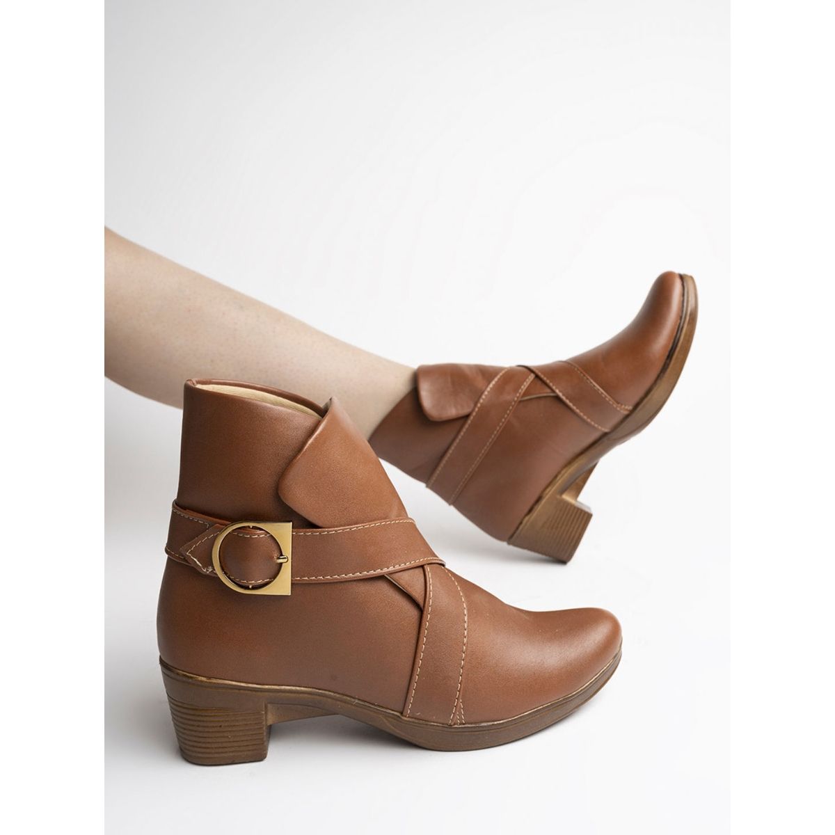 Shoetopia Women Solid Tan Boots Buy Shoetopia Women Solid Tan Boots