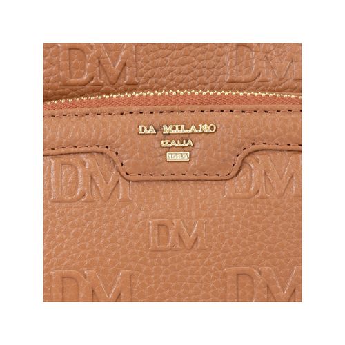 Da Milano Backpacks : Buy Da Milano Genuine Leather Caramel Ladies Backpack  Online