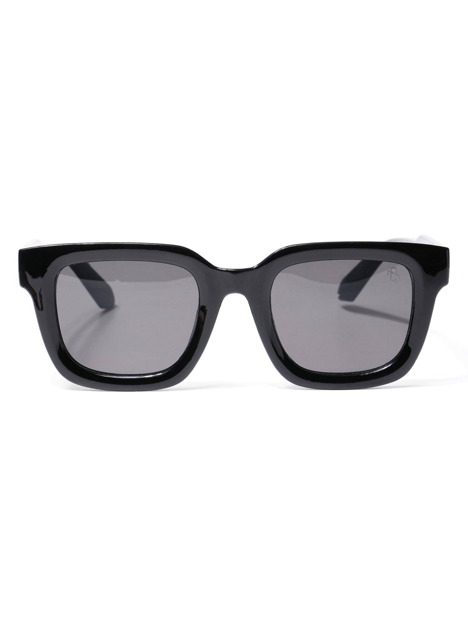 Eyejack Unisex Plastic Black Square Full Rim Sunglasses-3803Cl525 (49)