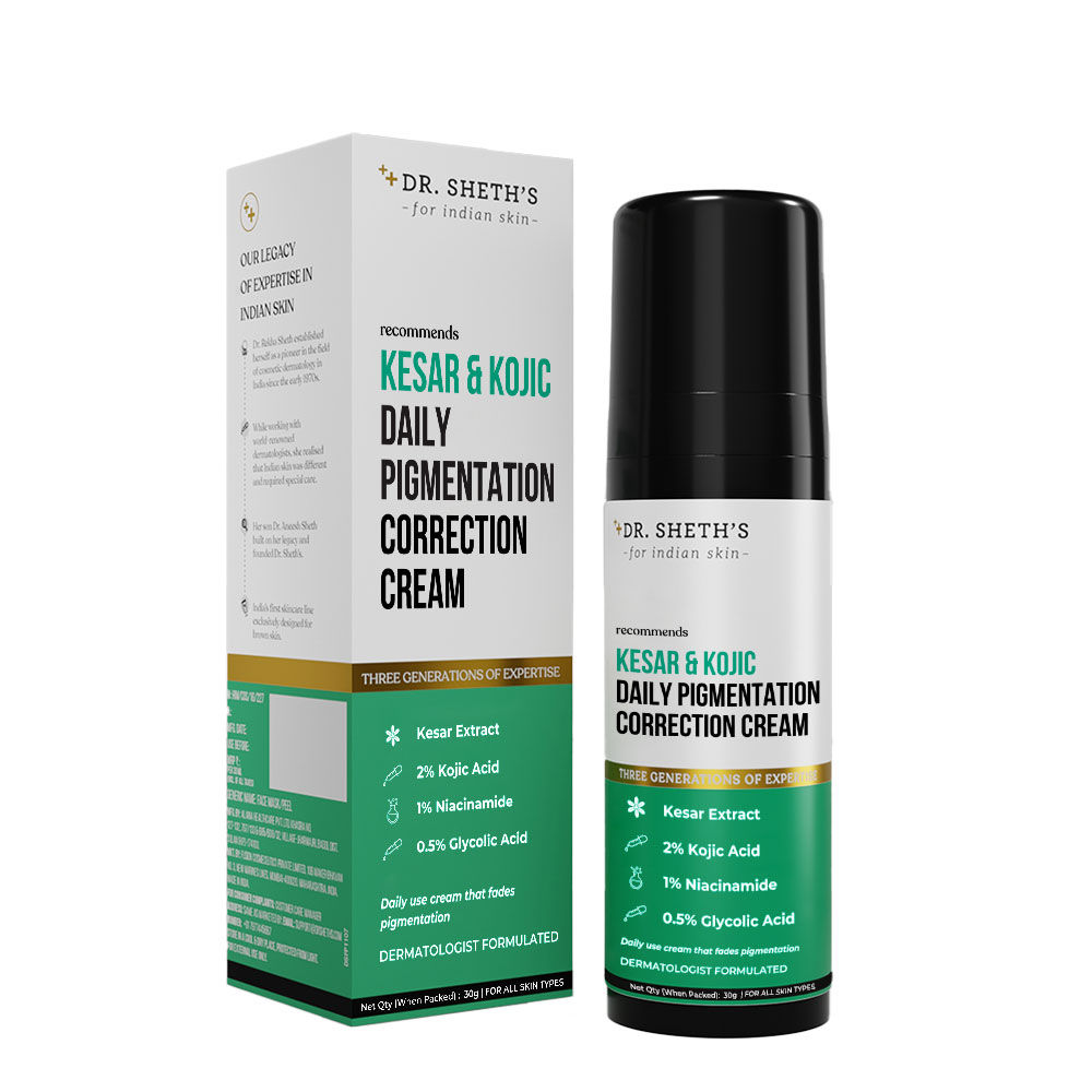 Dr. Sheth's Kesar & Kojic Daily Pigmentation Correction Cream Buy Dr