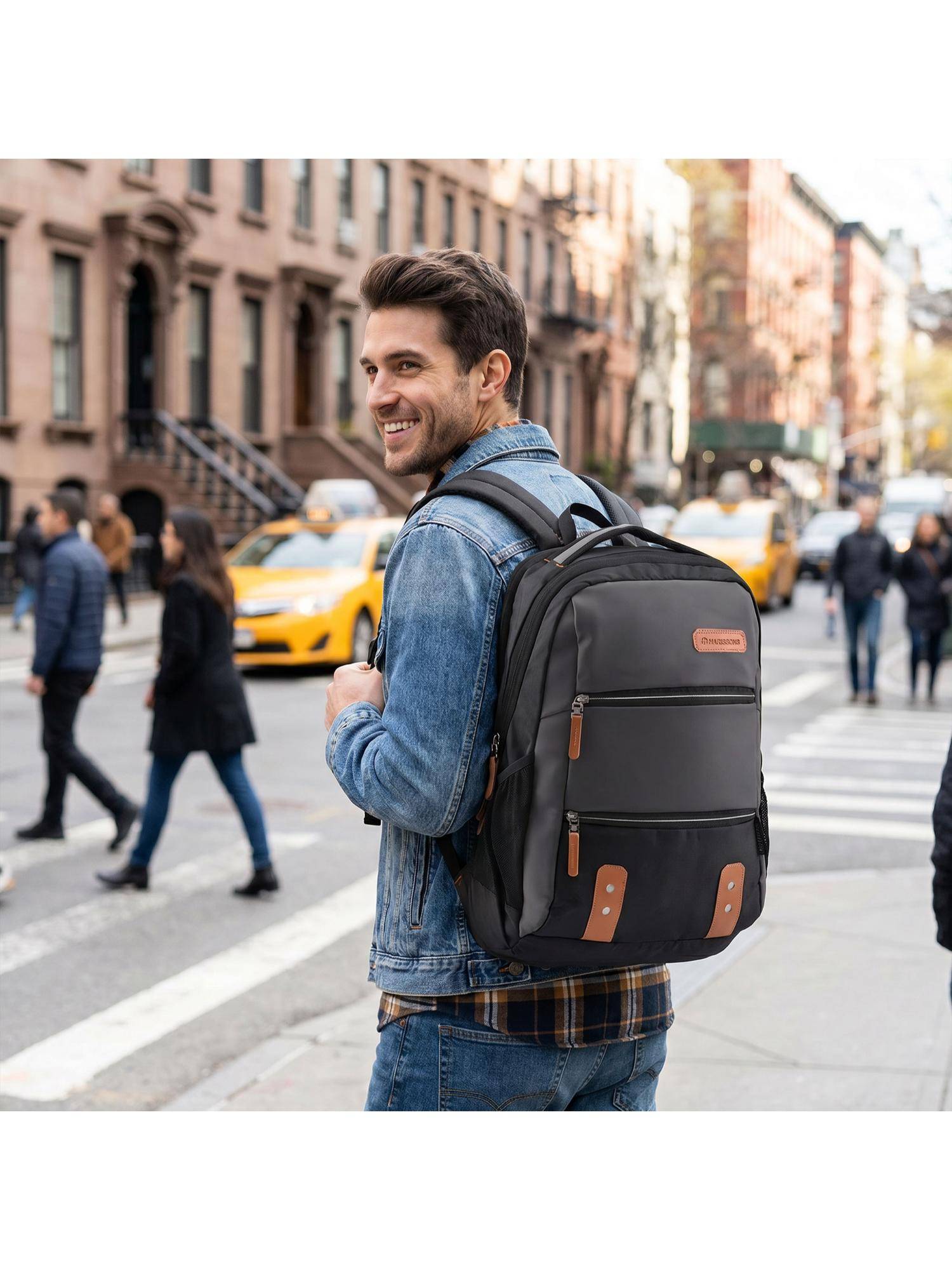 Harissons Reflex Laptop Backpack | 35L | Fits 15.6” Laptop | Vegan (M)