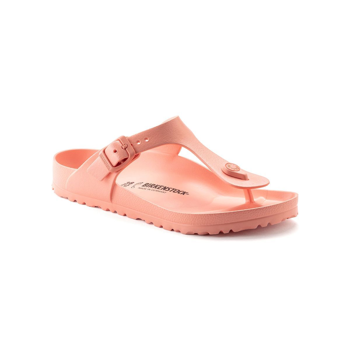 coral birkenstocks