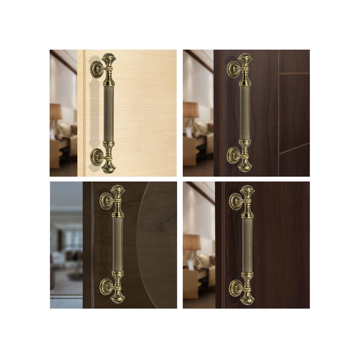 Buy Plantex Heavy Duty Main Door Handle (320-Brass Antique Finish