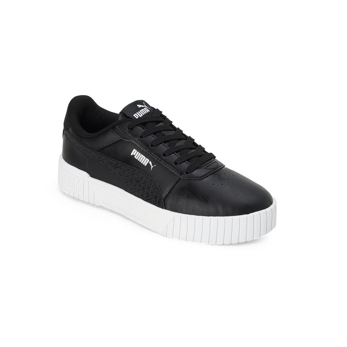 Buy Puma Carina Logo Power Women Black Sneakers Online