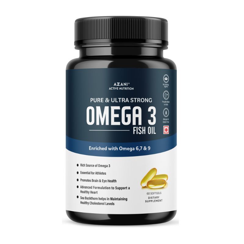 Azani Active Nutrition Pure & Ultra-strong Omega 3 Fish Oil