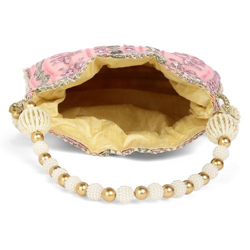 Peora Handmade Wristlet Handbags Stylish Bridal Purse Rose Gold - P115C:  Buy Peora Handmade Wristlet Handbags Stylish Bridal Purse Rose Gold - P115C  Online at Best Price in India