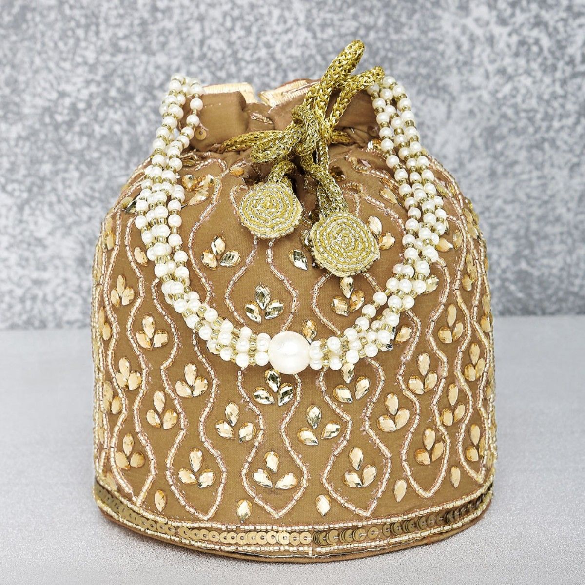 Indian Designer Traditional Hand Potli Handbag/Fancy Embroidery Bag/bridals  Bags/Clutch Bags for Wedding/handmade Bags (Black): Handbags: Amazon.com
