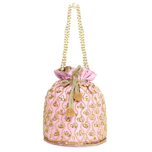 Peora Handmade Wristlet Handbags Stylish Bridal Purse Rose Gold - P115C:  Buy Peora Handmade Wristlet Handbags Stylish Bridal Purse Rose Gold - P115C  Online at Best Price in India