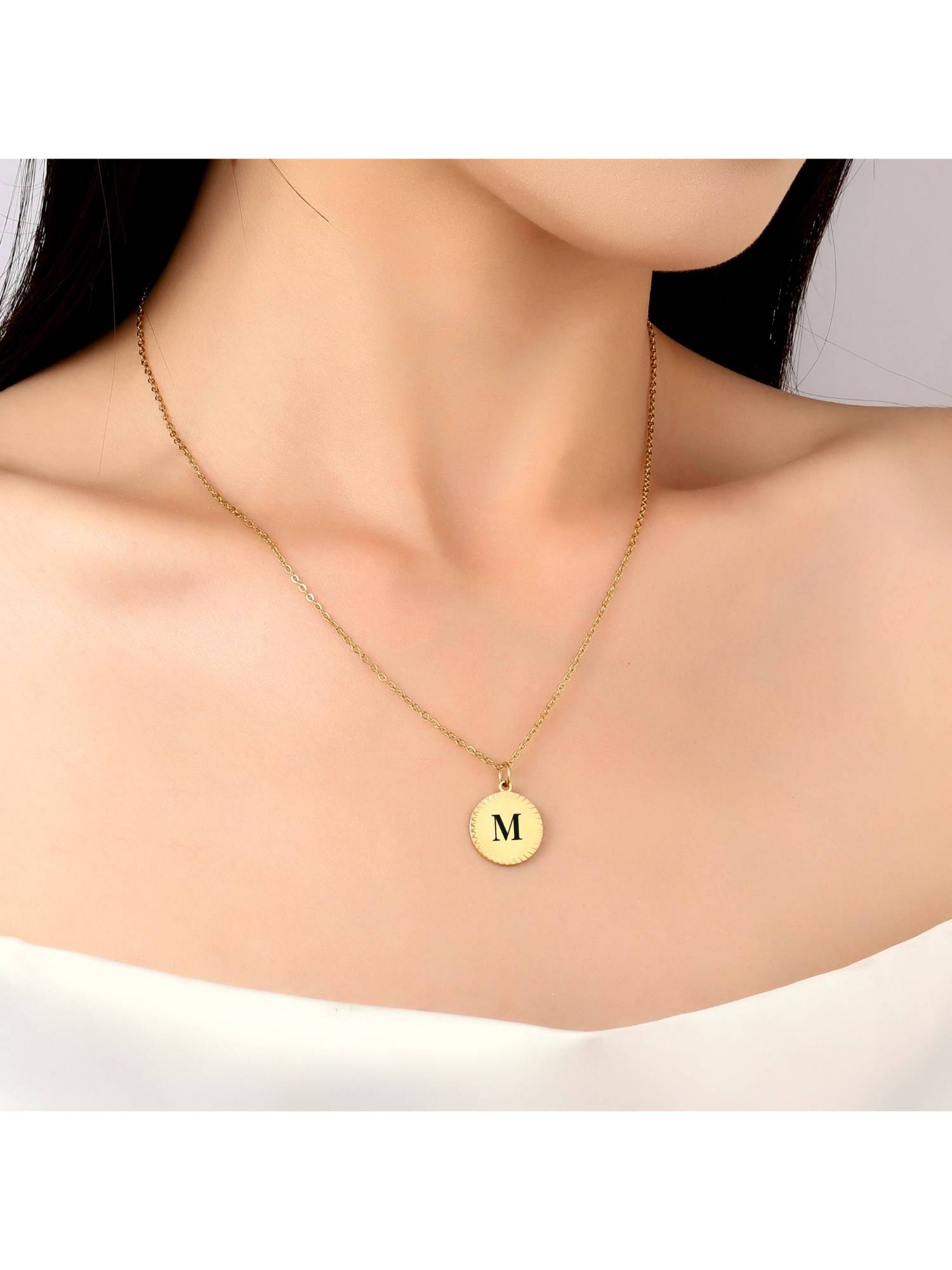Salty Women Golden Grace Initial Necklace