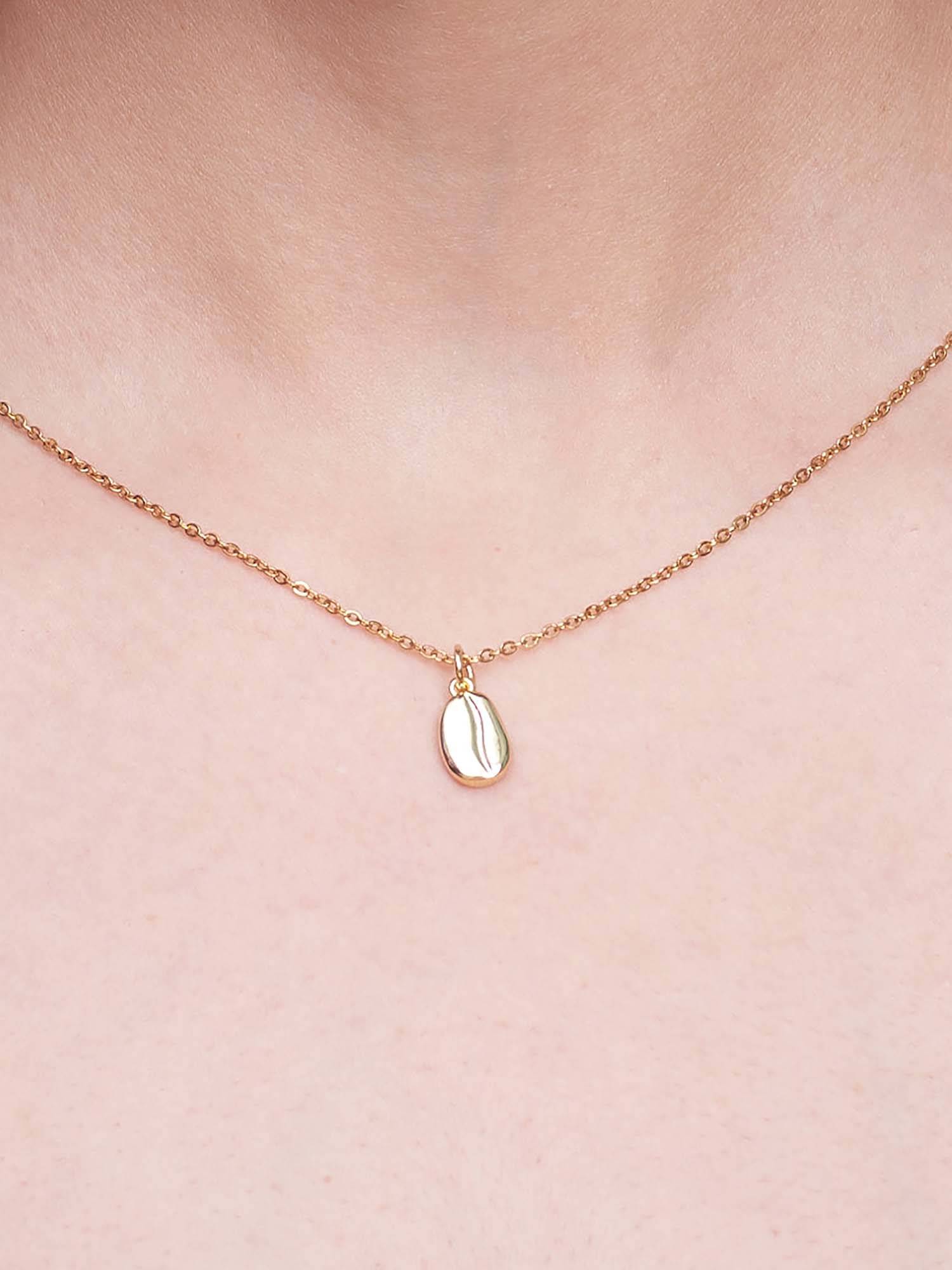 Salty Women Gold Seashell Charm Necklace