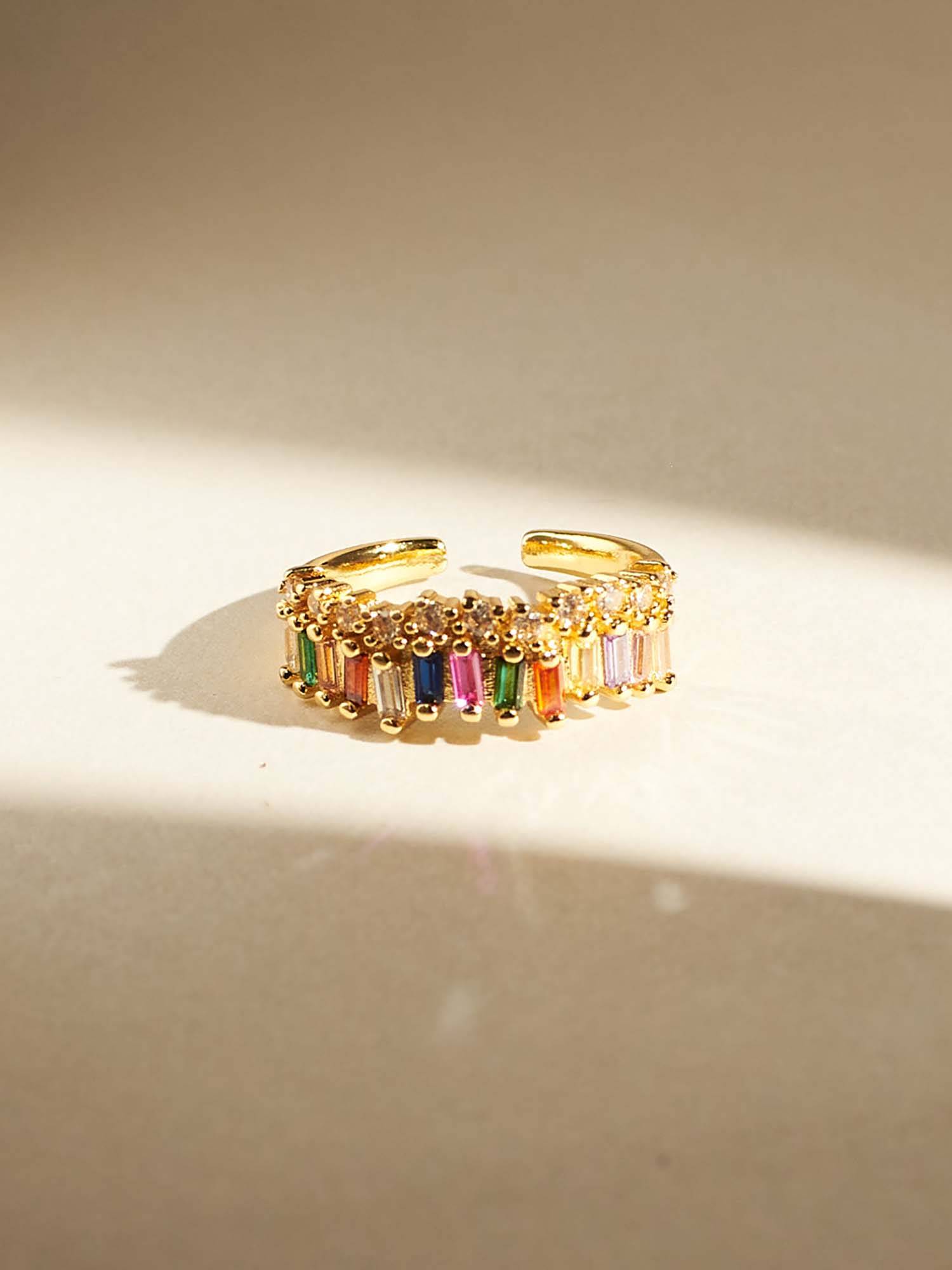 Salty Women Multi-Color Gemstone Fusion Ring