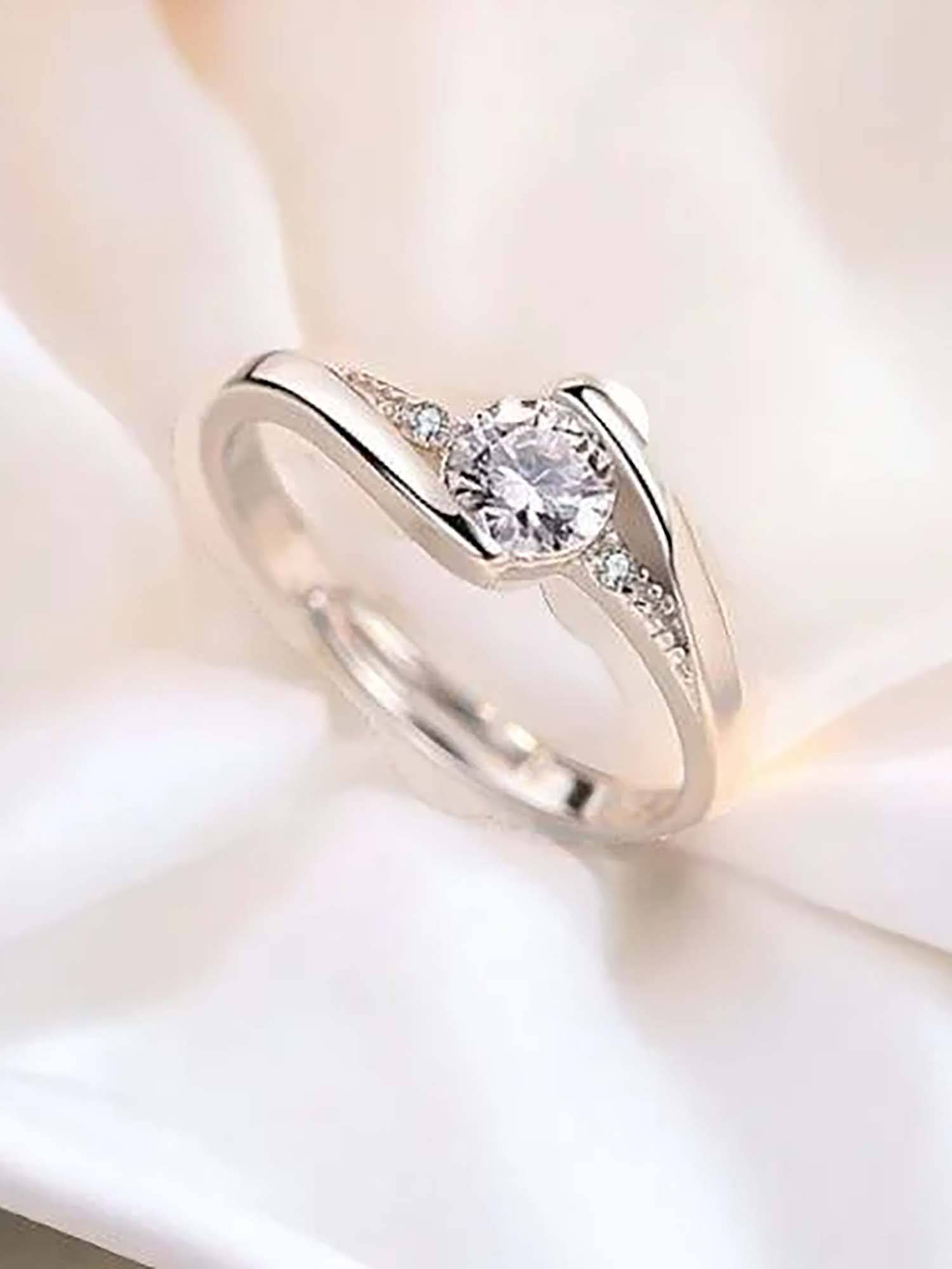 Salty Women White Vow Gemstone Ring