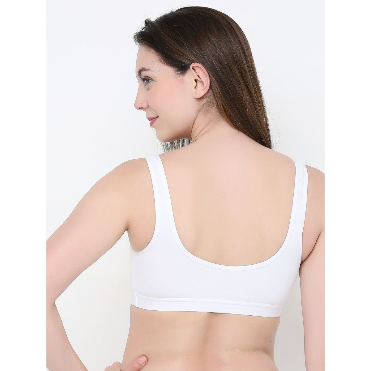 Buy Berry S Intimatess White Color Non Wired Non Padded With Full Coverage Bra Online