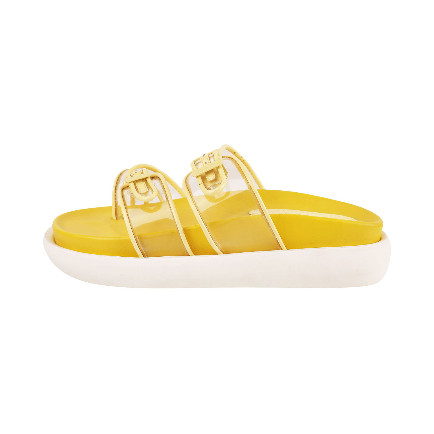 CATWALK Dual-strap See-through Slip Ons: Buy CATWALK Dual-strap See ...