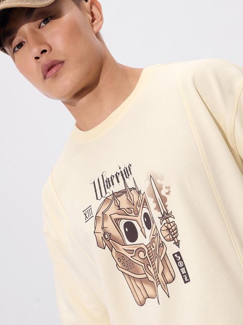 The Souled Store Originals Warrior Soul Oversized T-Shirt