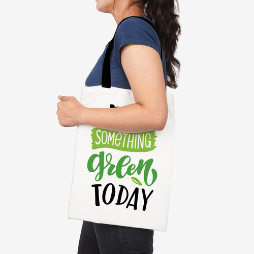 Crazy Corner Go Green Print Tote Bag: Buy Crazy Corner Go Green Print Tote  Bag Online at Best Price in India