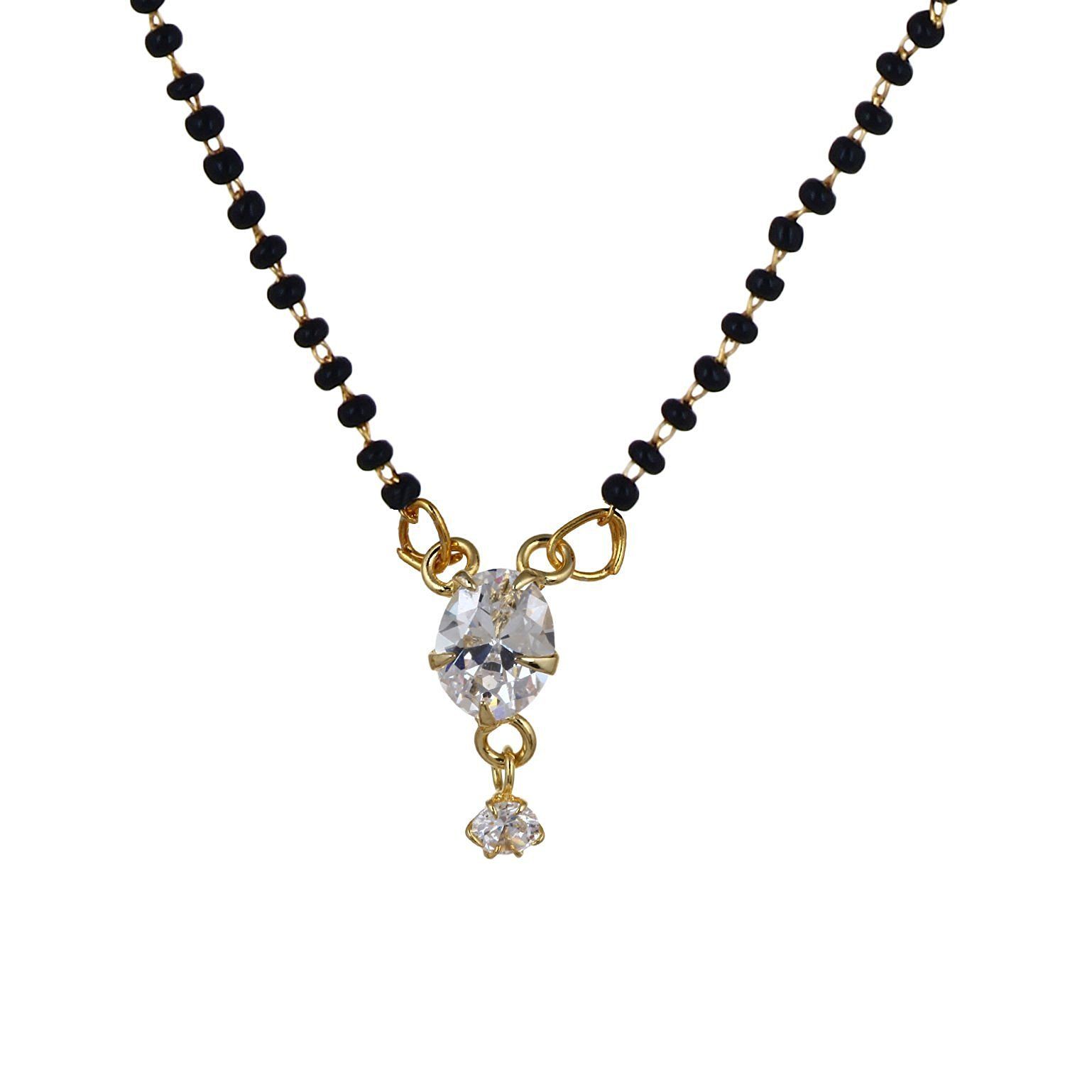 Youbella GoldPlated Mangalsutra Pendant With Chain Buy Youbella Gold