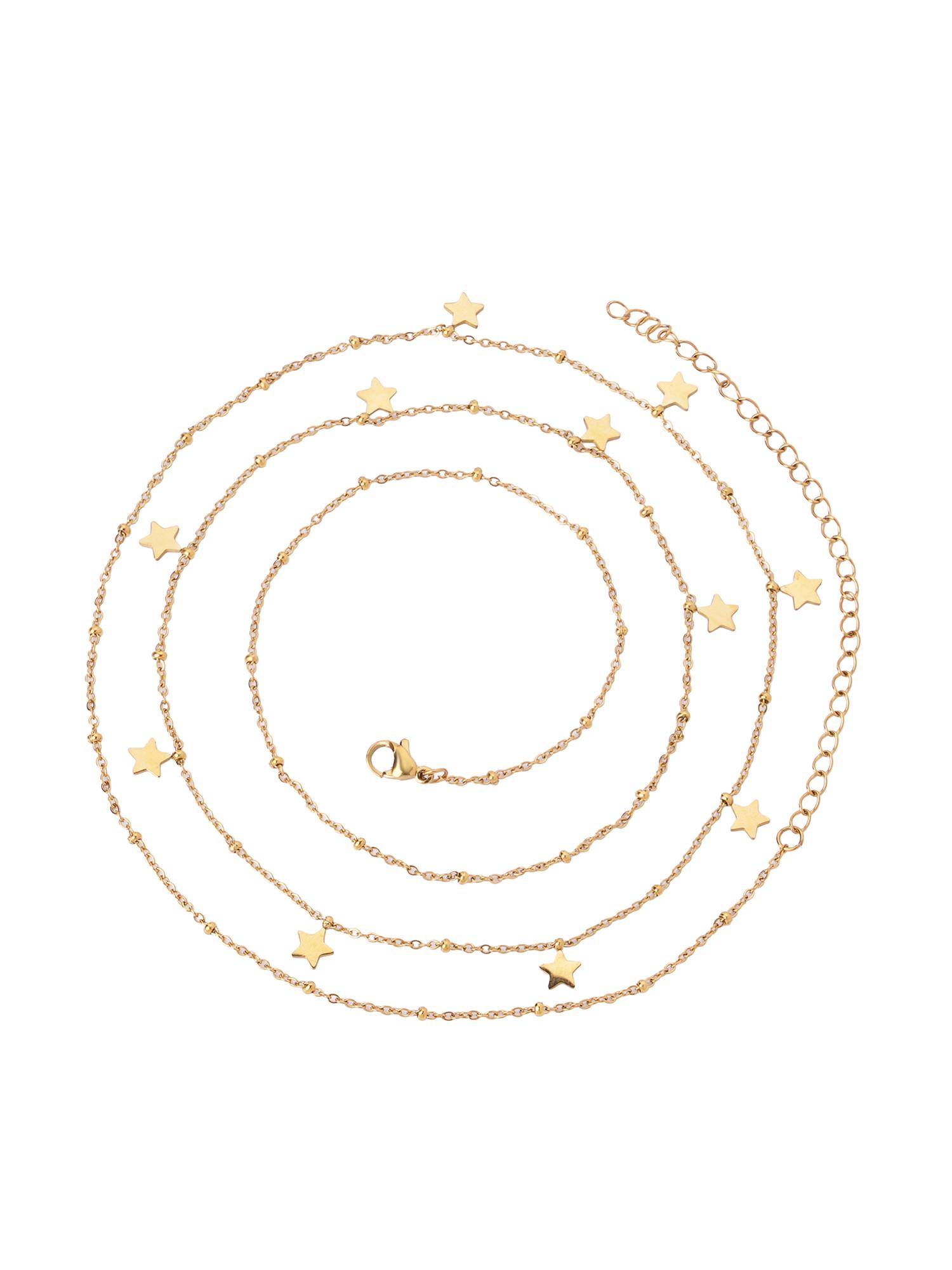 Palmonas Women 18K Gold Elegant Celestial Charm Waist Chain