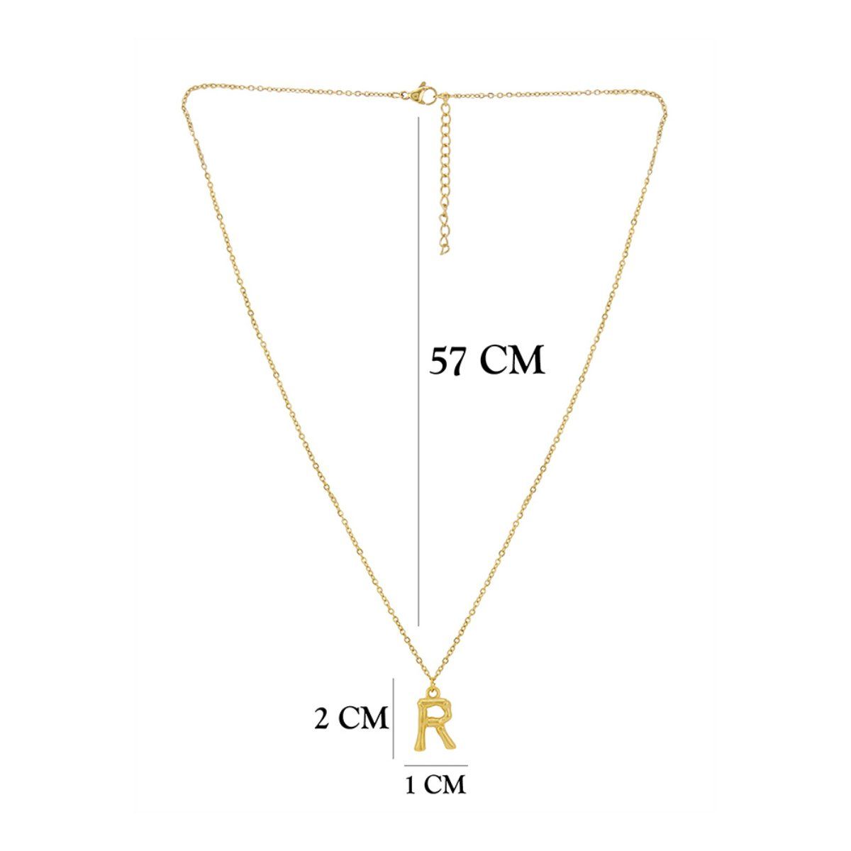 Necklaces Pendant Letter R | Letter R Silver Pendant | R Letter Gold  Necklace - U7 - Aliexpress