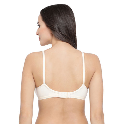 Clovia Full : Buy Clovia Cotton Rich Solid Non-Padded Full Cup Wire Free  Everyday Bra - Nude Online