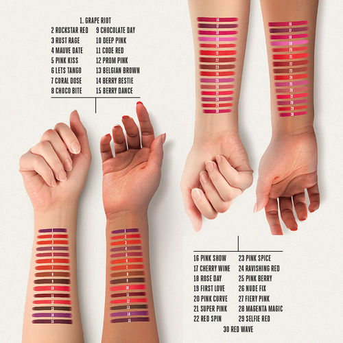 Elle 18 Color Pops Matte Lipstick Buy Elle 18 Color Pops Matte Lipstick Online At Best Price In India Nykaa The non drying matte formula makes it a perfect choice even for dry lips. elle 18 color pops matte lip color pink show