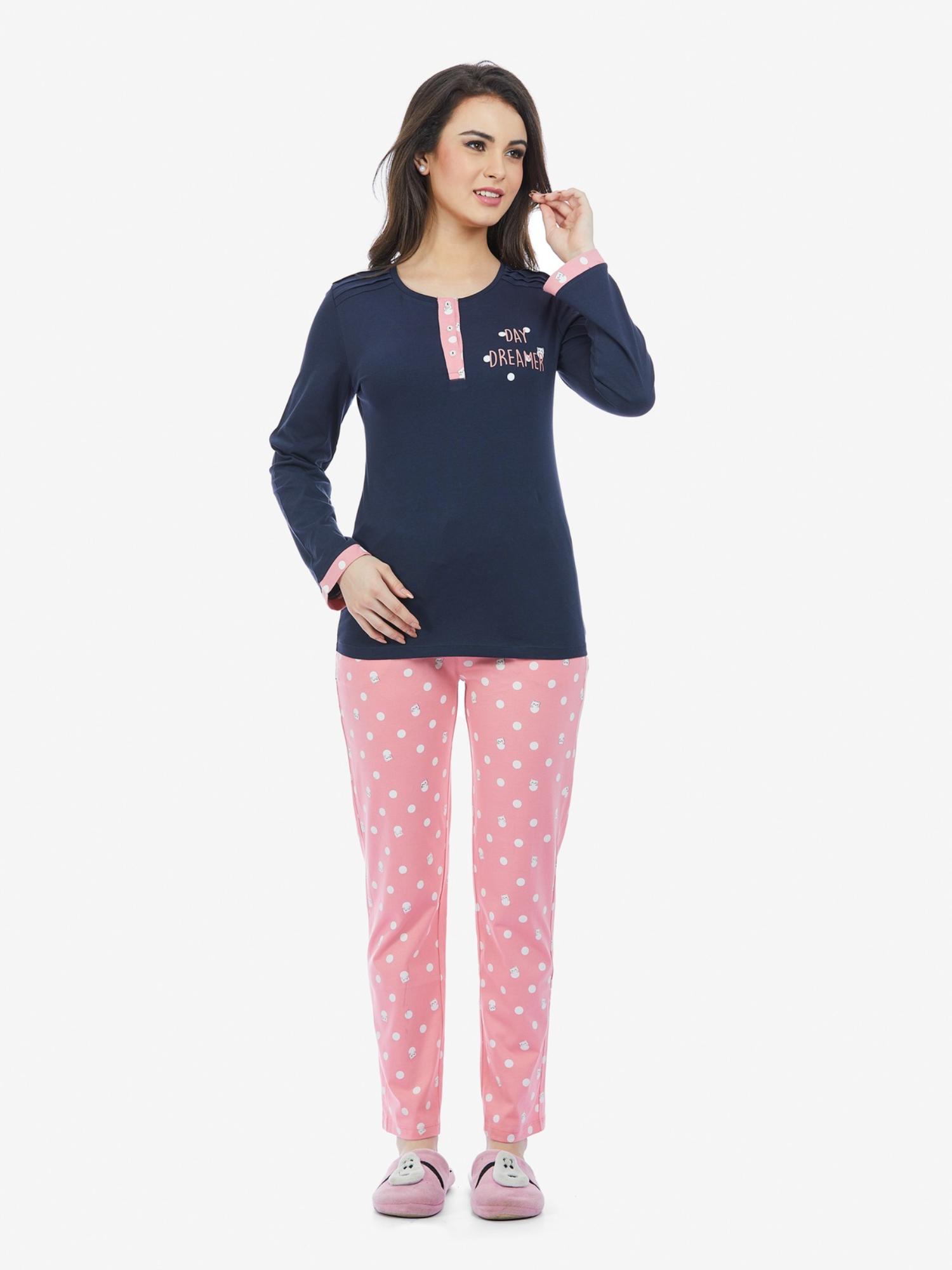Buy MAYSIXTY Womens Sleepwear Full Sleeve Top And Pyjama Online Buy MAYSIXTY Womens Sleepwear Full Sleeve Top And Pyjama Online