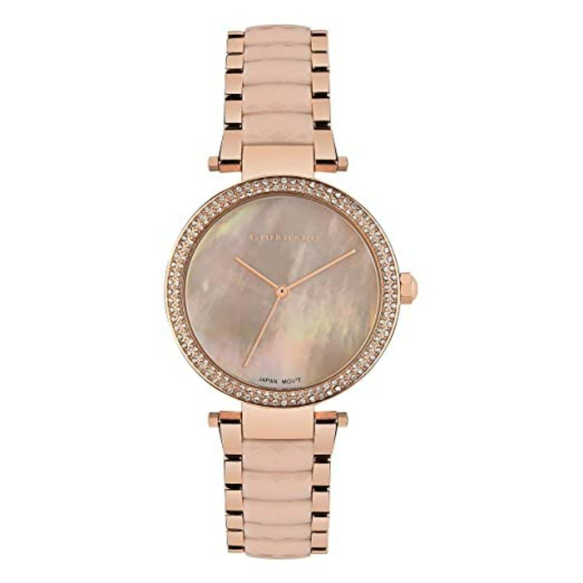 Giordano Pink Dial Analog Wrist Watch for Women - GZ-60034