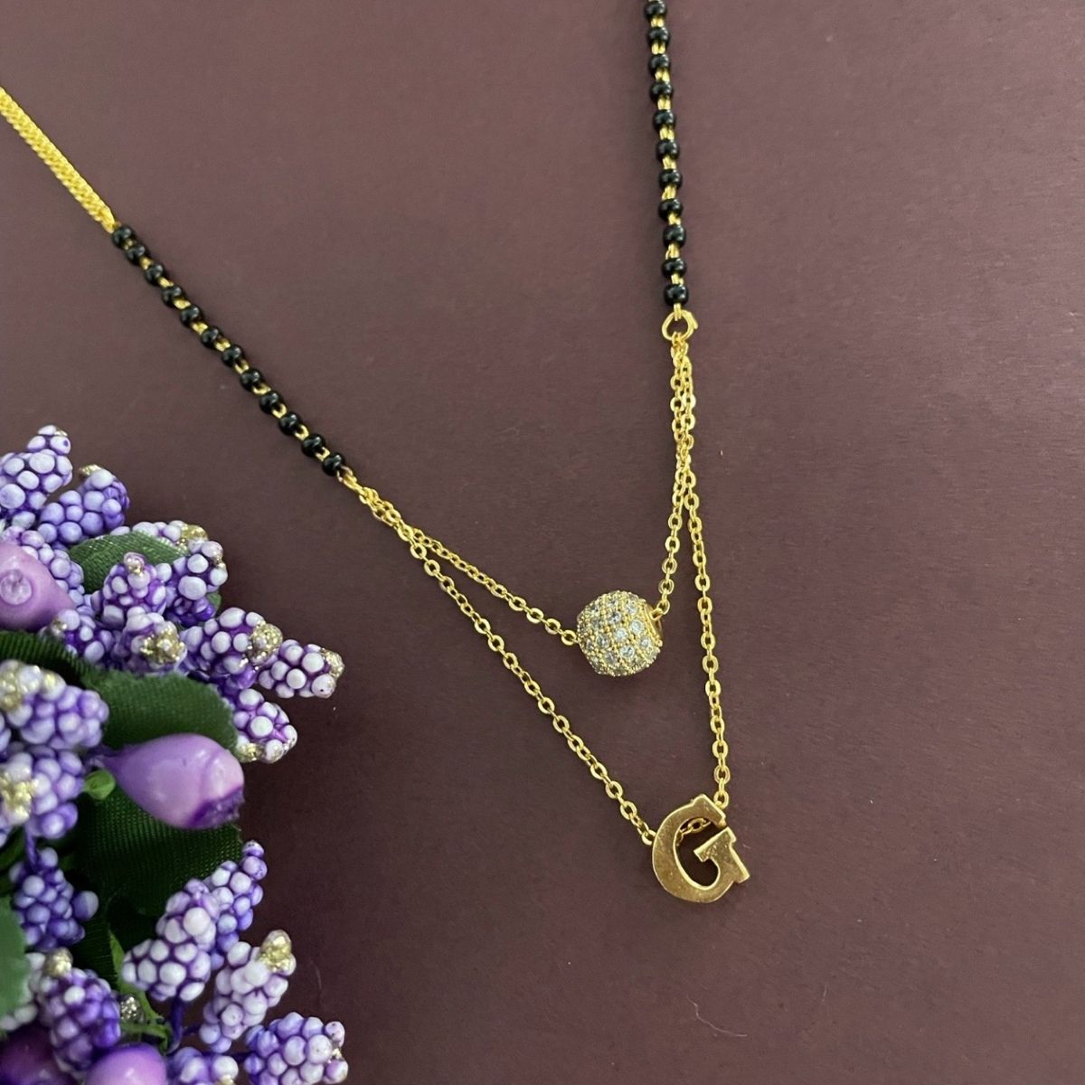 Ad best sale mangalsutra designs