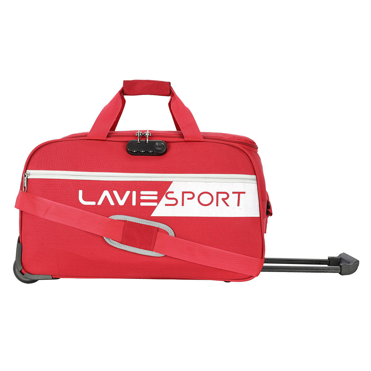 Buy Lavie Sport Brown Unisex Sport Lino M Cabin Size 53 Cms 2 Wheel Duffle  Bag For Travel Online at Best Prices in India  JioMart