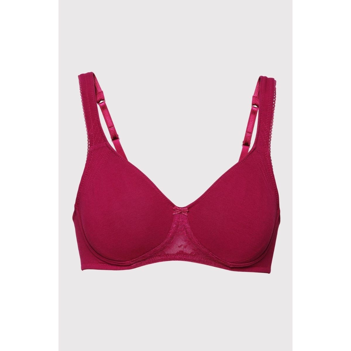 Van Heusen Women Antibacterial & Wireless Shaper Bra Burgundy Buy