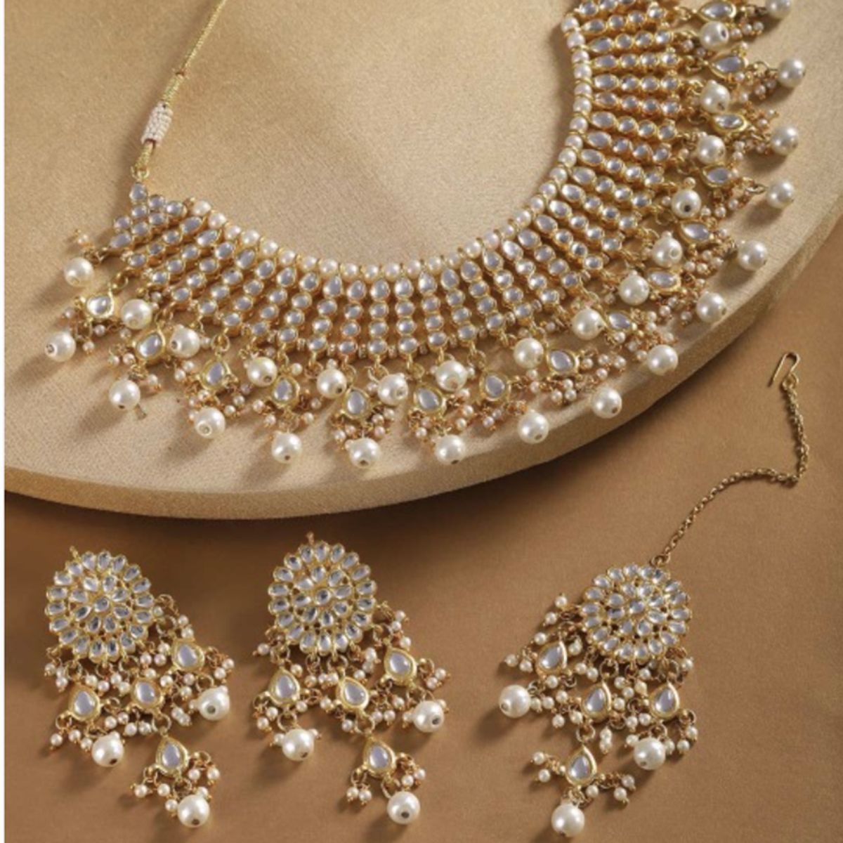 Buy Karatcart Kundan Choker Necklace 