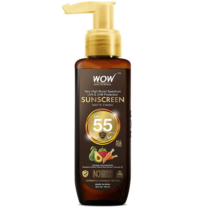 WOW Skin Science Matte Finish Sunscreen Spf 55 Pa+++
