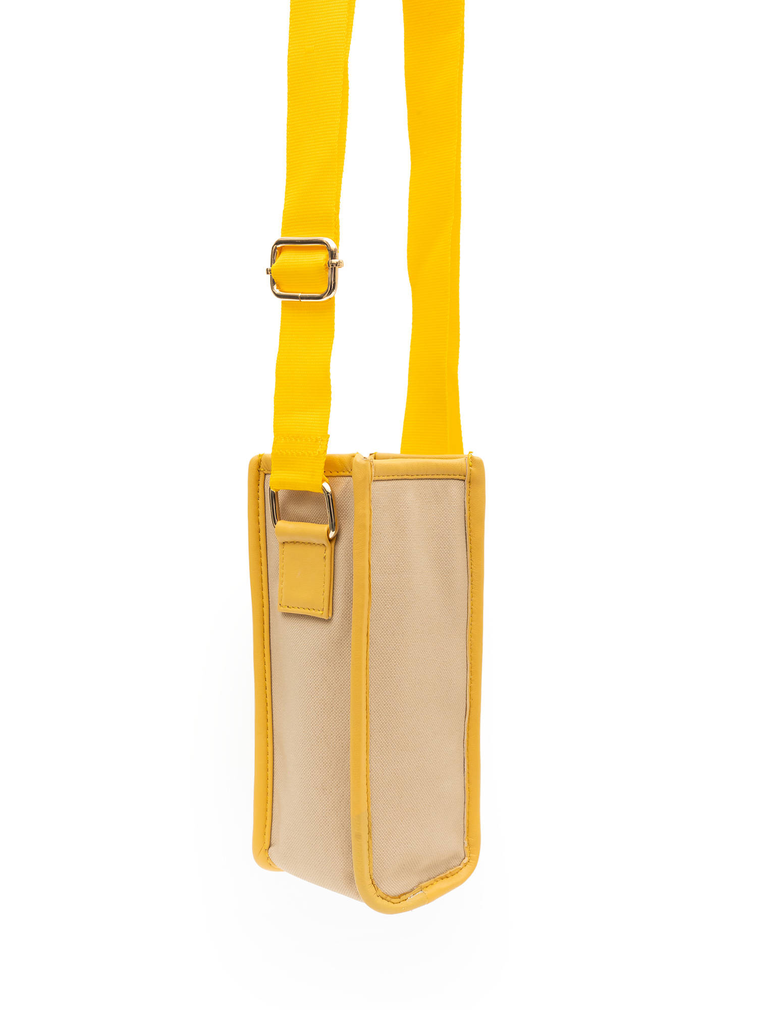 SG By Sonia Gulrajani Yellow Sunset Sip Natural Sleeve Bottle Bag